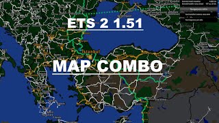 ETS2 151MAP COMBO HARİTA KOMBİNASYONU  LINKS [upl. by Garlinda]