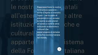 VIDEONOTIZIE  Scuole italiane allestero la nostra lettera al Ministro Tajani shorts [upl. by Eimmis]