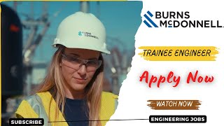 Burns amp McDonnell Hirings Fresher Trainee Engineer Jobs 2024  OFF Campus Drive 2024  2023 Hiring [upl. by Eesyak]