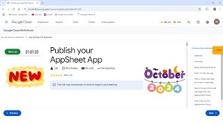 Publish your AppSheet App 2024  GSP1030  qwiklabs latest [upl. by Tressia449]