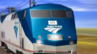 RARE AMTRAK HAS VINTAGE BLUE COMET CARS Trainz 2 [upl. by Esilegna]