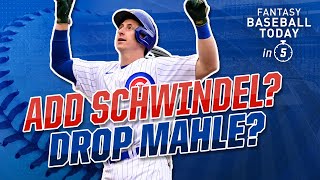 ADD FRANK SCHWINDEL amp DANNY JANSEN DROP JOSIAH GRAY amp TYLER MAHLE  2022 Fantasy Baseball Advice [upl. by Louella]