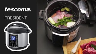 Multifunctional electric pressure cooker PRESIDENT 55 l [upl. by Johns741]