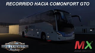 ATS V 149 UNEBUS Yutong T13 Ruta en el estado de Guanajuato  Mapa MXZC [upl. by Relyks]