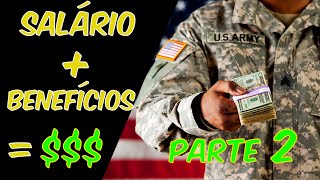 Quanto ganha um militar nos EUA Salário e Benefícios das Forças Armadas  Parte 2 [upl. by Bethel196]