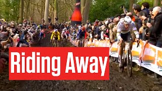 Mathieu Van Der Poel Wins 4th Straight In Gavere [upl. by O'Conner566]