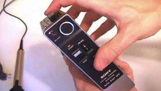 Sony TC55 cassette recorder highquality video [upl. by Omsoc]