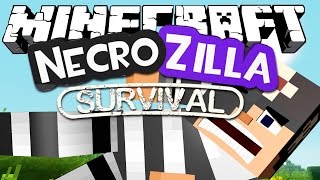 PRISON BREAK  NecroZilla Survival  Minecraft 6 [upl. by Pippas]