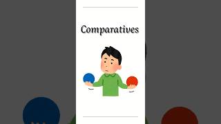 Examples of Comparative Adjectives english comparative englishlessons [upl. by Hanoy922]