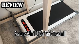 Goyouth Treadmill Review Features 2 In 1 Under Table Treadmill [upl. by Atnovart]