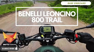 Benelli Leoncino 800 Trail  Engine Sound Only [upl. by Ody]