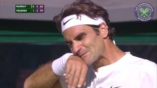 The Best Game Ever Andy Murray v Roger Federer 2015 SemiFinal [upl. by Vacla938]