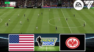 FC 24  USA W vs Eintracht Frankfurt W 09102024  Friendly Match  Gameplay PS5 [upl. by Violante]