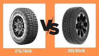 Tire Size 27570r18 vs 26565r18 [upl. by Leerzej855]