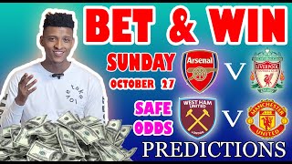 Football Prediction Today 27102024  Betting tips Today  Safe investments [upl. by Ardiek]