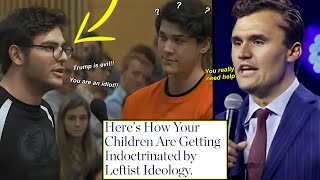 BRAINWASHED Student Has TEMPER TANTRUM After Conservative Destroys Their TRUMP Argument [upl. by Barvick308]