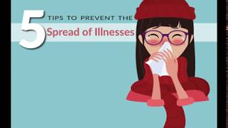 5 Tips to Prevent the Spread of Illnesses [upl. by Weisbrodt]