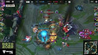 GG STIXXAY TRISTANA PENTAKILL  GG VS GAM  msi [upl. by Nesmat]