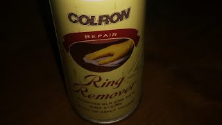 Removing old ring stains of wood and pine with colron ring remover [upl. by Emelin778]