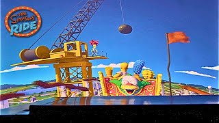 NEW The Simpsons Ride FULL RIDE POV At Universal Studios Hollywood 2024 4K [upl. by Otxilac]