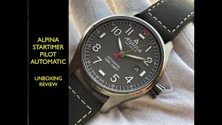 Alpina Startimer Pilot Automatic AL525G4TS6 Watch  Review Valjoux Relogios [upl. by Aniloj]