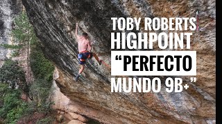 Toby Roberts Highpoint in Perfecto Mundo 9b TobyClimbing [upl. by Suzanne]