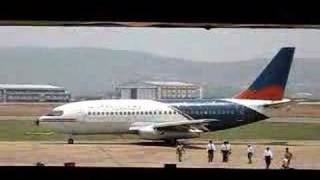 Alliance Air Boeing 737200 taxiing at Vizag India [upl. by Aikimat]