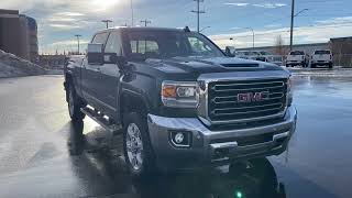 2018 GMC Sierra 2500HD SLT Review  Wolfe GMC Buick Edmonton  Stock Number T4291033A [upl. by Aerdnaeel]