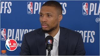 Damian Lillard on Blazers doubters You dont become the No 3 seed by luck  2019 NBA Playoffs [upl. by Hillard604]