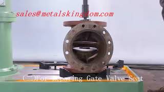 Introducing of the MT600 DN100 600MM Stationary Valve Grinding Machine [upl. by Jasik442]