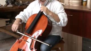 Simon Jozsef master luthier cello IV sound sample [upl. by Langan609]