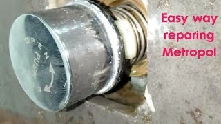 How to Metropoltoilet flush valve repair [upl. by Yelwar]