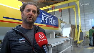 Fin de chantier pour La Mie Câline lImoca dArnaud Boissière pour le Vendée Globe [upl. by Selway76]