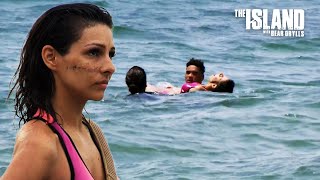 Roxanne Pallett Almost Drowns  The Island with Bear Grylls [upl. by Aenat]