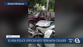 15yearold struck by Elyria police cruiser [upl. by Boru]