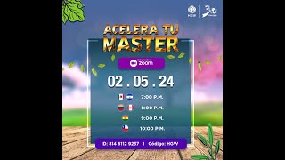 LANZAMIENTO PROMOCIÓN MAYO ACELERA TÚ MASTER 💪🕺💃 HGW LATAM [upl. by Lida]