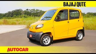 Bajaj Qute  First Drive Review  Autocar India [upl. by Barron]