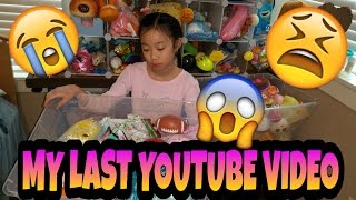 MY LAST YOUTUBE VIDEO  A VERY SAD DAY FOR KAWAII SQUISHIES [upl. by Notnarb]