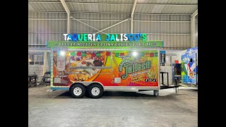 foodtrailer  remolques RDN 8x18pies wrap taqueria Jalisco illinois [upl. by Lambrecht519]