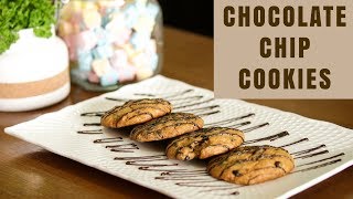 EGGLESS CHOCO CHIP COOKIES HOW TO MAKE PERFECT CHEWY CHOCOLATE CHIP COOKIES  Meghna’s Food Magic [upl. by Eliza]