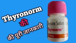 Thyronorm tabletthyronorm 100mgthyronorm tablet use [upl. by Delfeena]