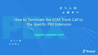 How to Terminate the TG GSM Trunk Call to the Specific PBX Extension [upl. by Elga]