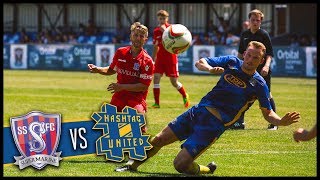 OUR FIRST NONLEAGUE GAME  SWINDON SUPERMARINE VS HASHTAG UNITED [upl. by Swayne]