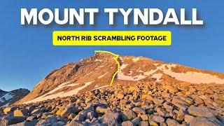 Mount Tyndall North Rib Scramble [upl. by Allanson]