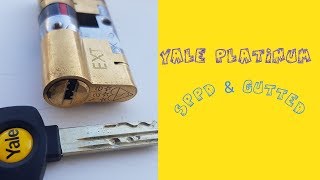 020 LOCKPICKING Yale Platinum TS007 Dimple Euro Cylinder Picked [upl. by Perkoff]