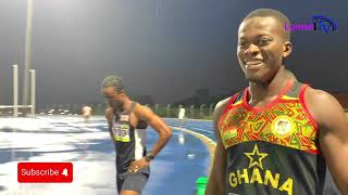 Seniors men 100m Heat 1 GNPC Ghana’s Fastest Human Finals Accra2024 [upl. by Hamann]