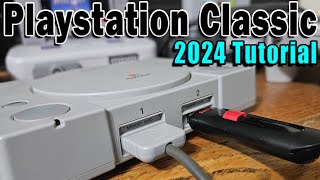 Add more games to your Playstation Classic  2024 Tutorial [upl. by Ynnohj467]