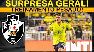 REFORÇO SURPRESA NO VASCO ll TREINAMENTO PESADO NO URUGUAI ll ATUALIZAÇÕES DO MERCADO DA BOLA [upl. by Ellerrehc]