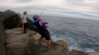 Port Kembla Breakwall Fishing [upl. by Vedis]