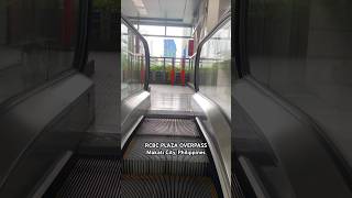 RCBC PLAZA OVERPASS Makati City overpass walkway bridge walkbridge escalator walking walk [upl. by Coco]